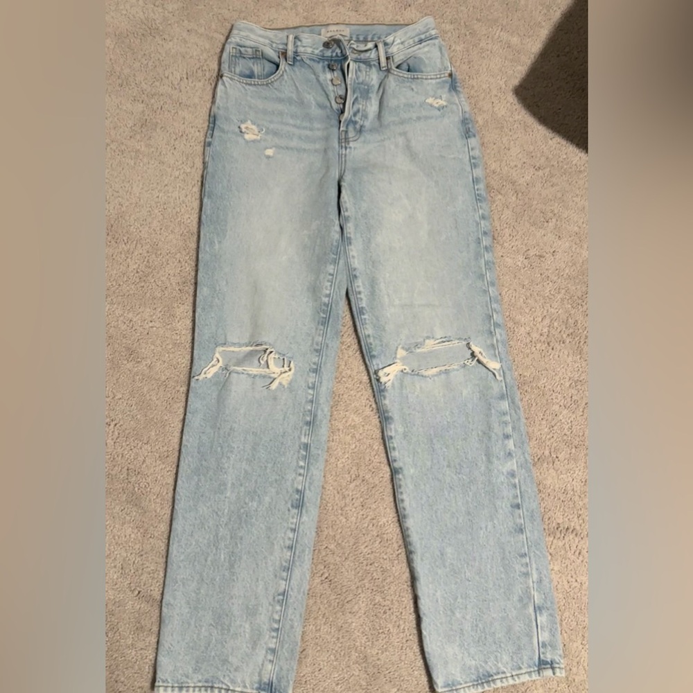 Women’s PacSun Light Blue Distressed Dad Jeans- size 25